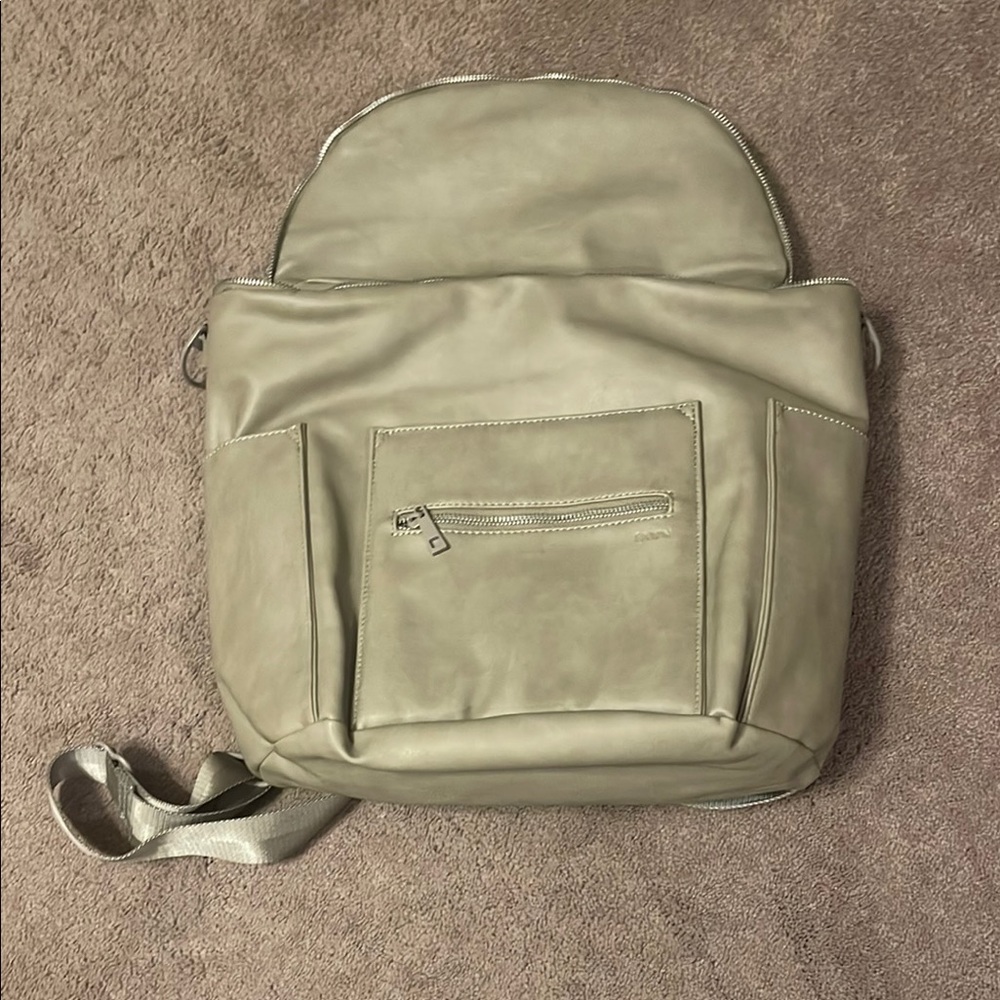 Fawn Design Gray Diaper Bag NWOT